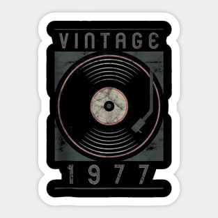 43th Birthday Gift Classic 1977 Vintage Sticker